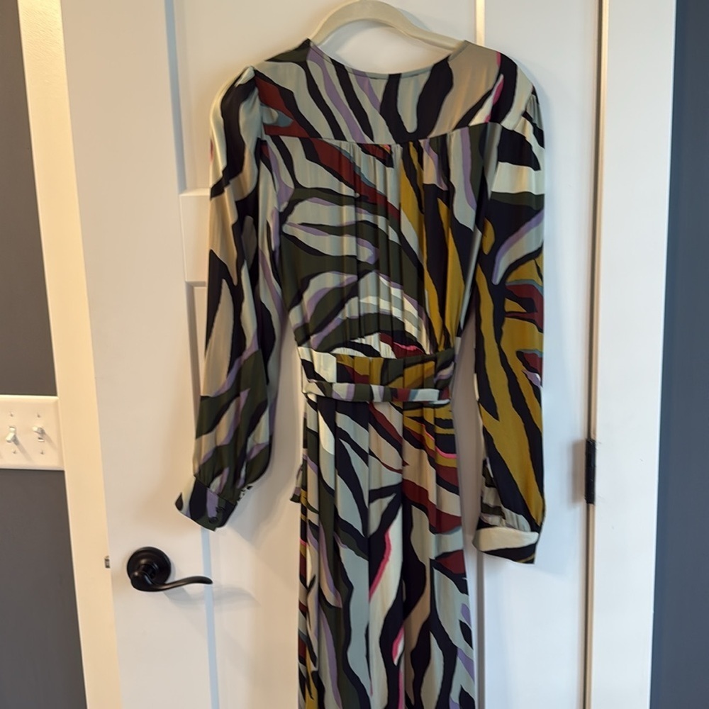 NWOT Corey Lynn Calter Multicolor Abstract Maxi Dress - Picture 8 of 8